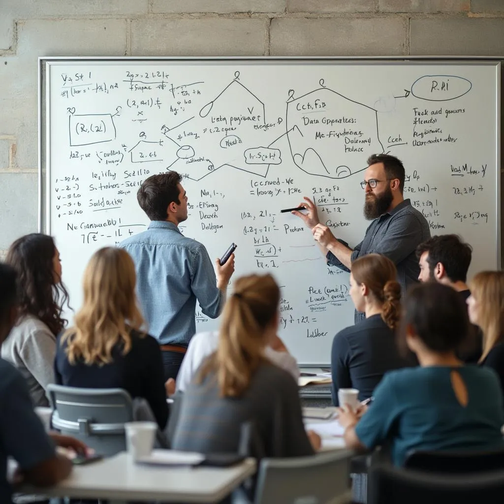 Équipe en séance de brainstorming