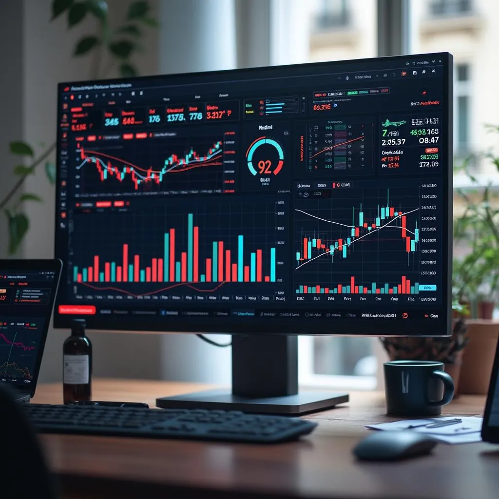 Tableau de bord d'analyse IA pour les investissements